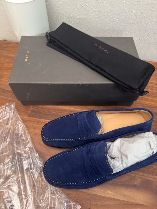 M. GEMI The Pastoso Uomo Suede Penny Driver Men\'s Loafers EU 44.5 main image 6